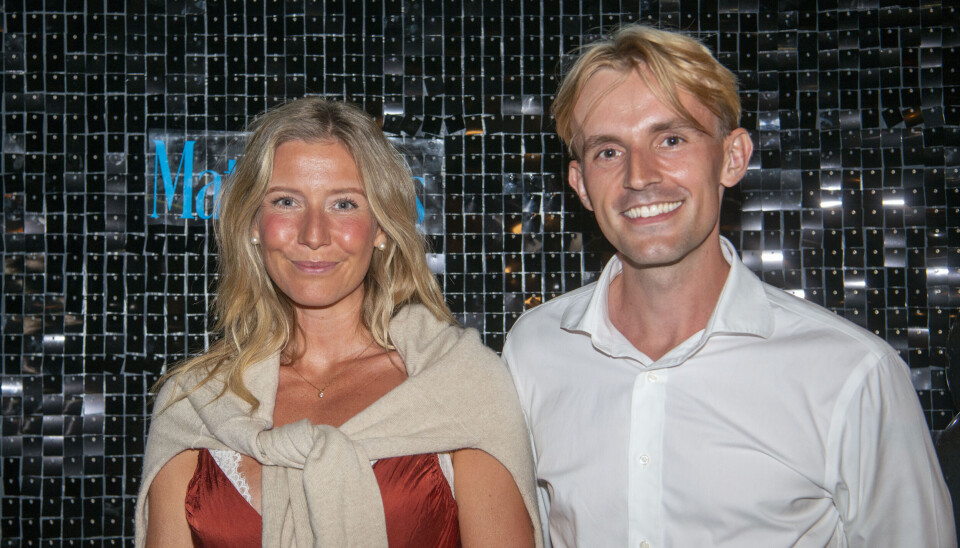 Carla Mickelborg fulgtes med broren Kalle til premiere på 'Materialists' i biografen Reservoir.