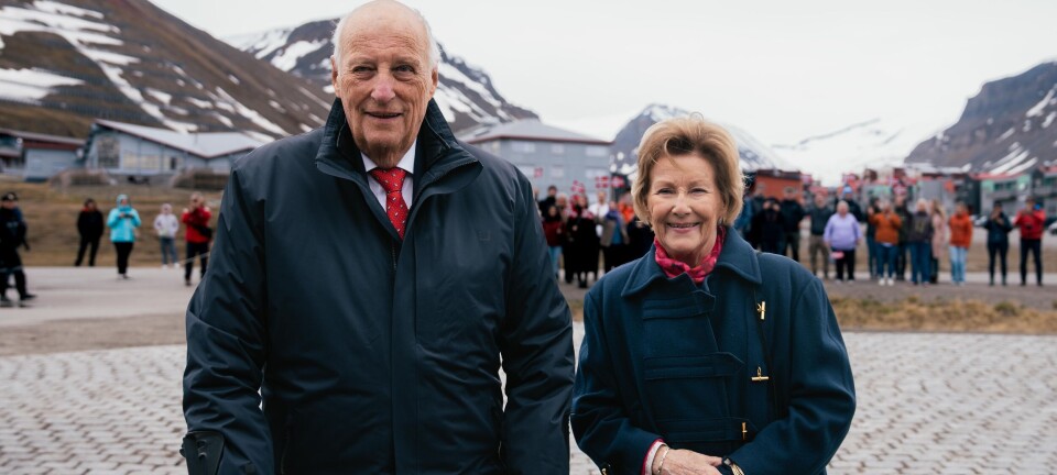 Kongeparret har aldrig været der