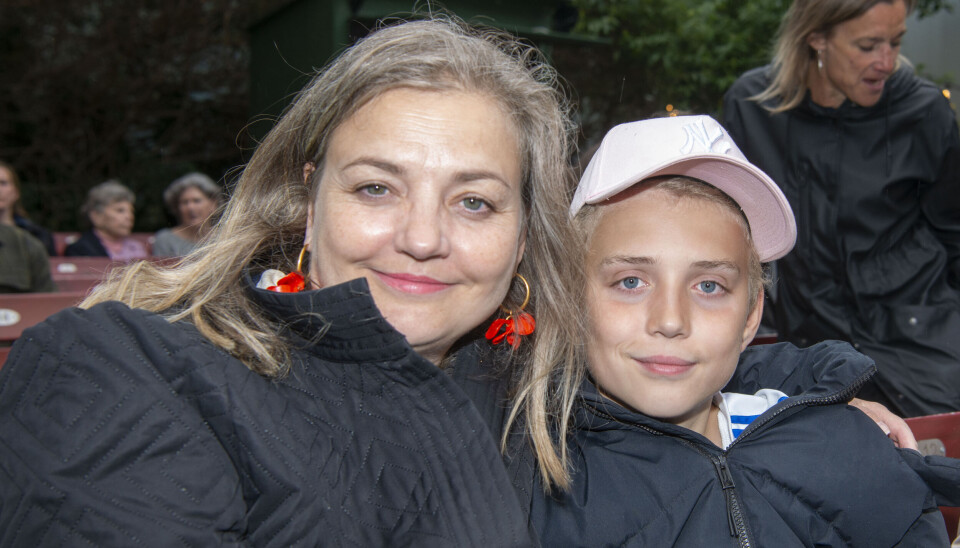 Laura Bro med sønnen Henry