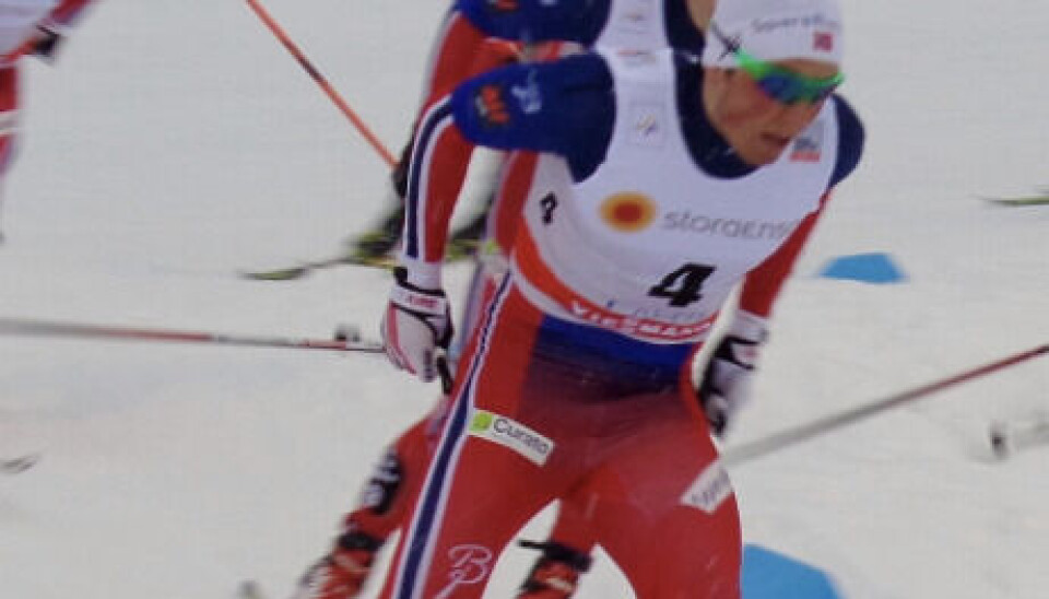 Emil Iversen kom i nærkamp med en schæfer-hund.