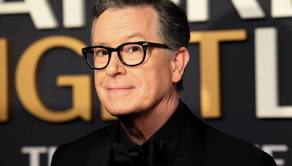 Talkshowvært Stephen Colbert melder torsdag, at 'The Late Show With Stephen Colbert' stopper. Han fik selv beskeden onsdag, siger han. (Arkivfoto).