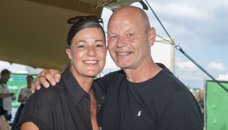 Mette Blomsterberg med kæresten Jack til Grøn.