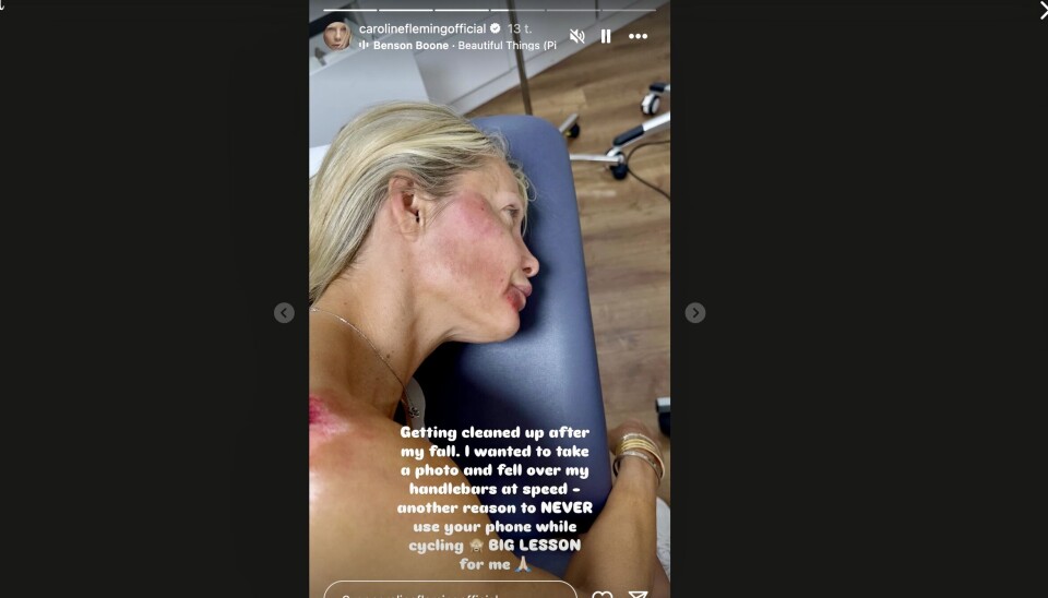 Så galt er det gået for Caroline Fleming