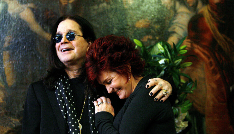 Ozzy Osbourne og hustruen Sharon
