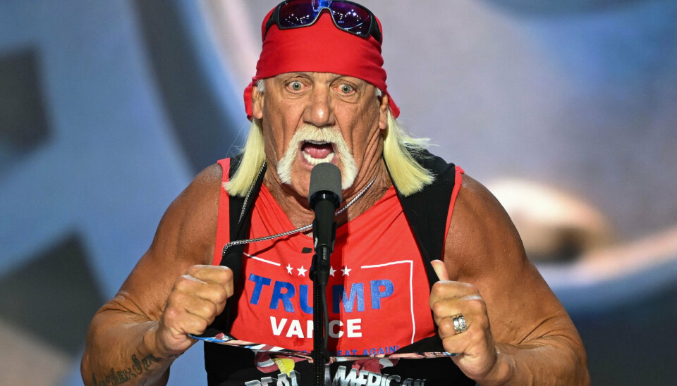 Hulk Hogan holdt tale ved sidste års republikanske konvent. Wrestleren døde torsdag i en alder af 71 år. (Arkivfoto).