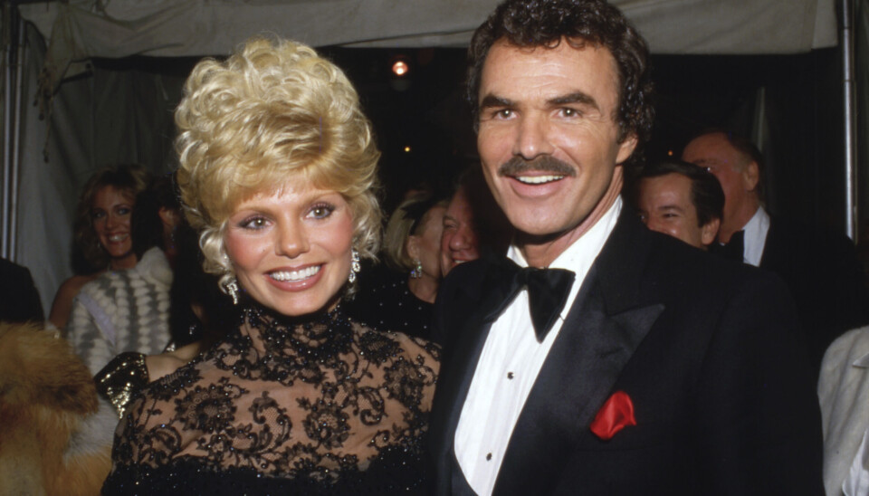 Loni Anderson ses her sammen med Burt Reynolds, som hun var gift med fra 1978 til 1983.