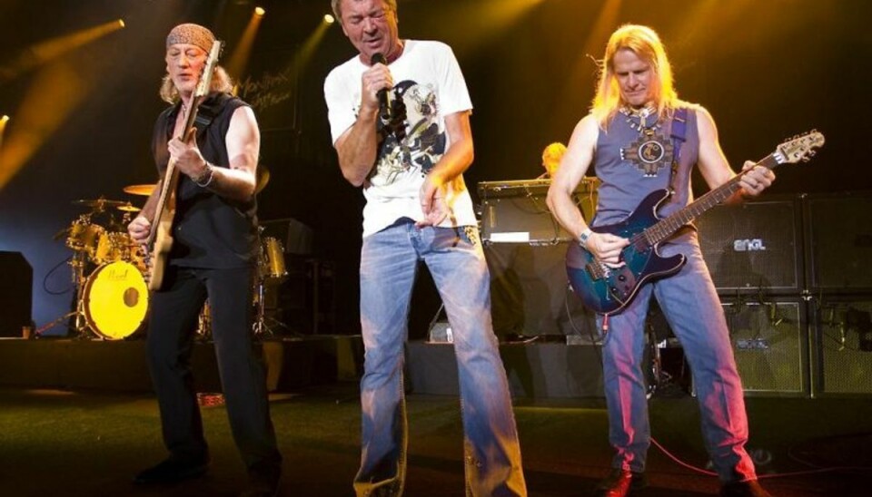Legendarisk rockband aflyser dagen før dansk koncert Deep Purple har dagen før koncerten i Horsens aflyst. Foto: Scanpix (Arkivfoto)