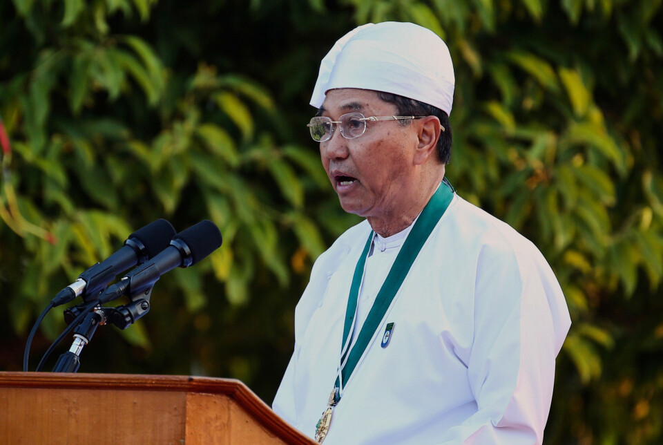 Myint Swe var vicepræsident under Myanmars tidligere leder Aung San Suu Kyis demokratisk valgte regering. Efter militærkup i 2021 udpegede militærjunta ham som præsident. (Arkivfoto).