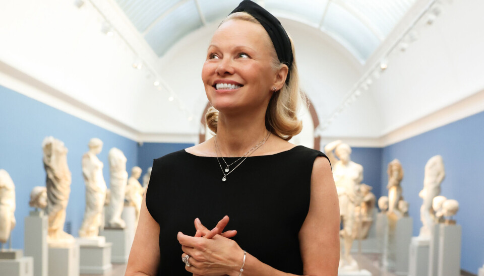 Pamela Anderson på Glyptoteket