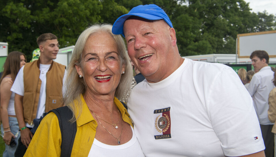 Lise-Lotte og Frank kan stadig grine sammen, selvom de ikke er blevet kærester.