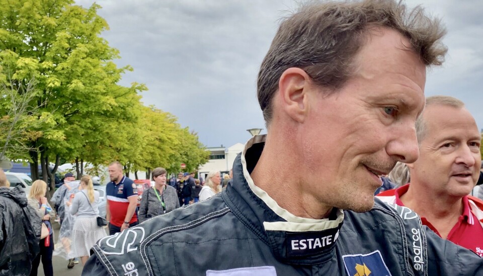 Prins Joachim i raceruniformen