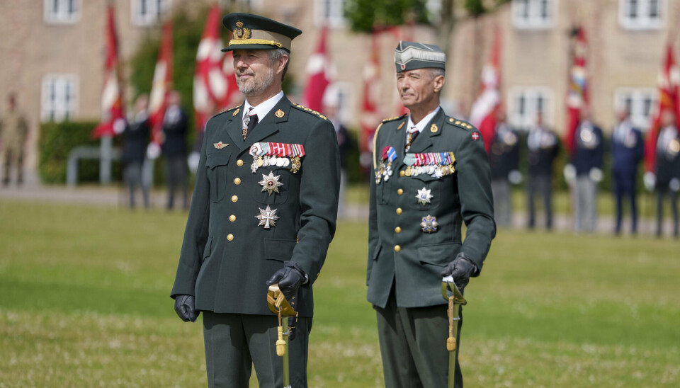 Jens Ole Rossen-Jørgensen er chef for kongens adjudantstab. Her er han fotograferet 26. juni i forbindelsen med overrækkelsen af 'Kongens Ur'.