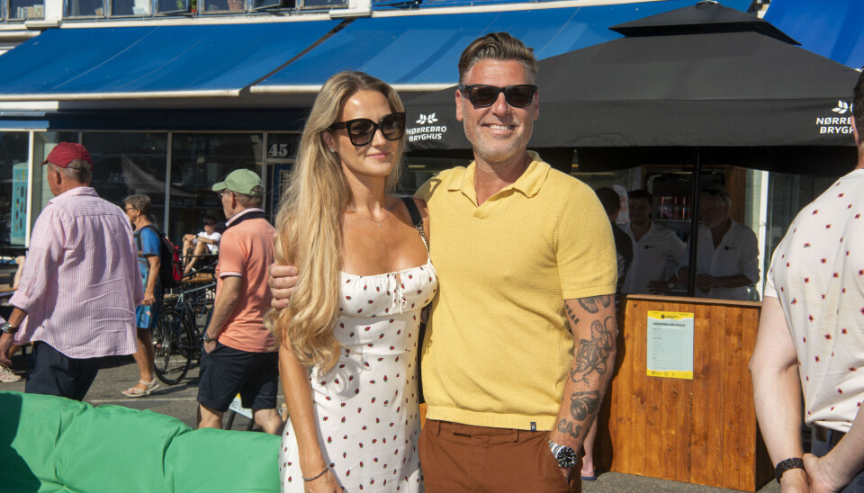 Timm Vladimir med kæresten Anne-mette på Copenhagen Cooking madfestival i Kødbyen