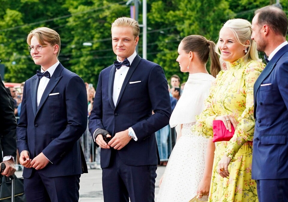 Nu taler kronprisen for første gang.