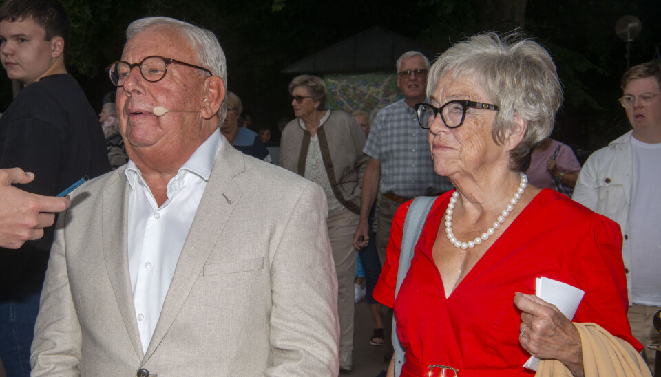 Leif Maibom med hustruen Jonna