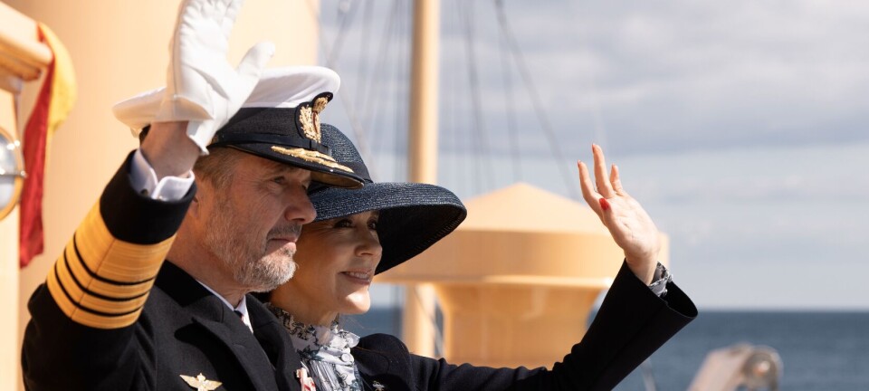 Her ankommer Frederik og Mary