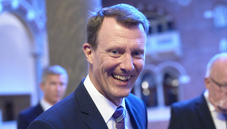 Prins Joachim morede sig undervejs
