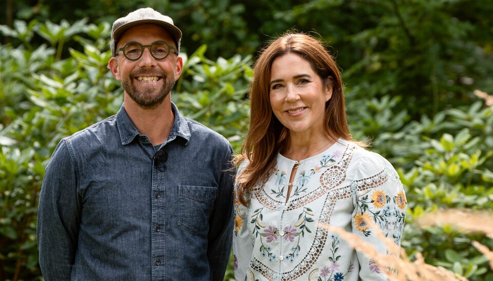 Søren Vester og Dronning Mary.