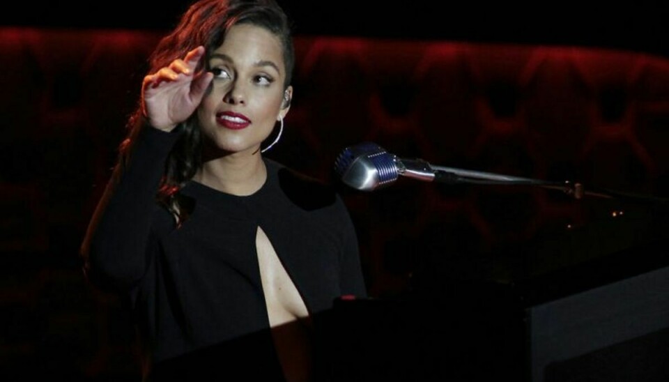 Alicia Keys har forbudt mobiler under sine koncerter. Foto: STEVE MARCUS/Scanpix (Arkivfoto)