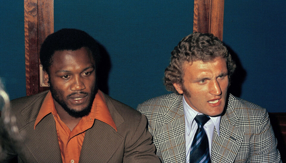Joe Bugner (th.) og Joe Frazier