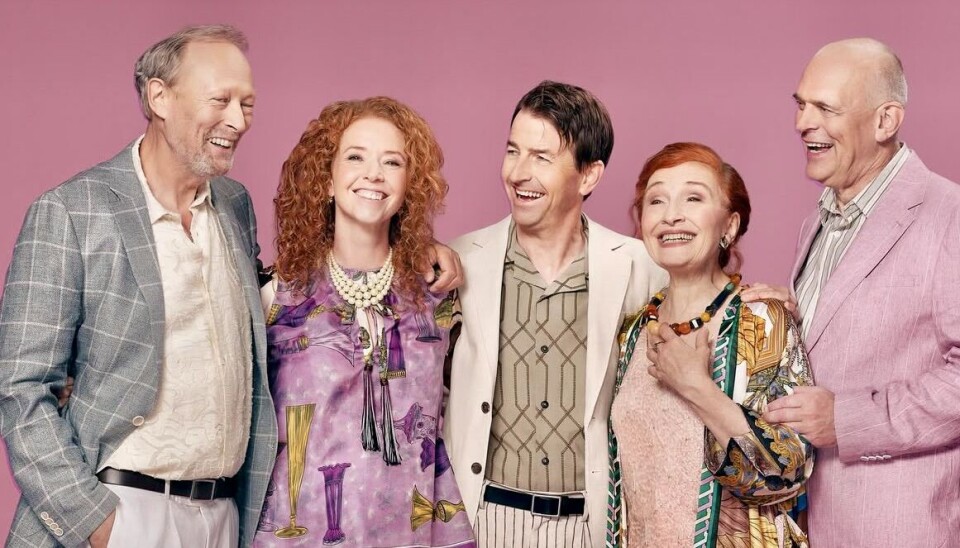 Lars Mikkelsen, Johanne Louise Schmidt, Mads Knarreborg, Bodil Jørgensen og Niels Olsen