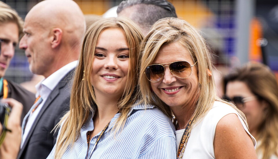 Hollandske prinsesse Ariane ses her sammen med sin mor, dronning Maxima.