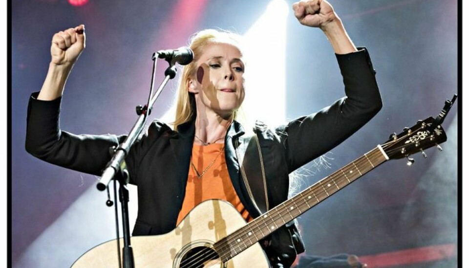 Tina Dickow gravid – igen – Nu kan jeg nok ikke længere skjule, at blusen – igen – er ved at være lidt for kort, skriver Tina Dickow. Foto: Torben Christensen/Scanpix (Arkivfoto)