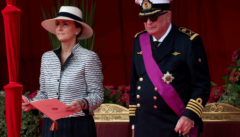 Prins Laurent har tre børn med sin hustru, prinsesse Claire, som han blev gift med i 2003. Derudover fik han omkring årtusindskiftet en søn uden for ægteskabet. (Arkivfoto).
