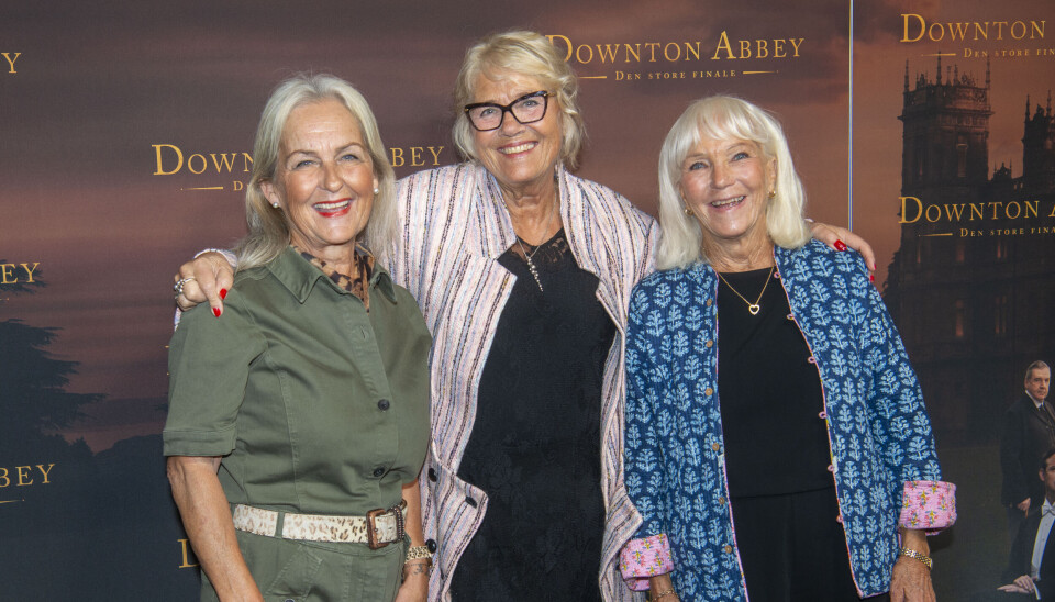 Lise-Lotte, Annette og Anett fra 'Hotel Romantik til biografpremiere i Dagmar.