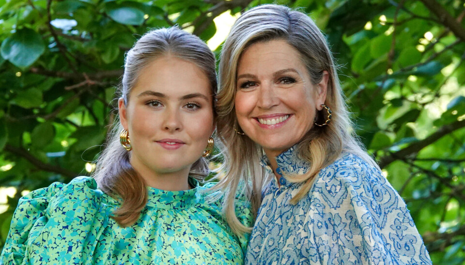 Dronning Maxima og prinsesse Catharina-Amalia