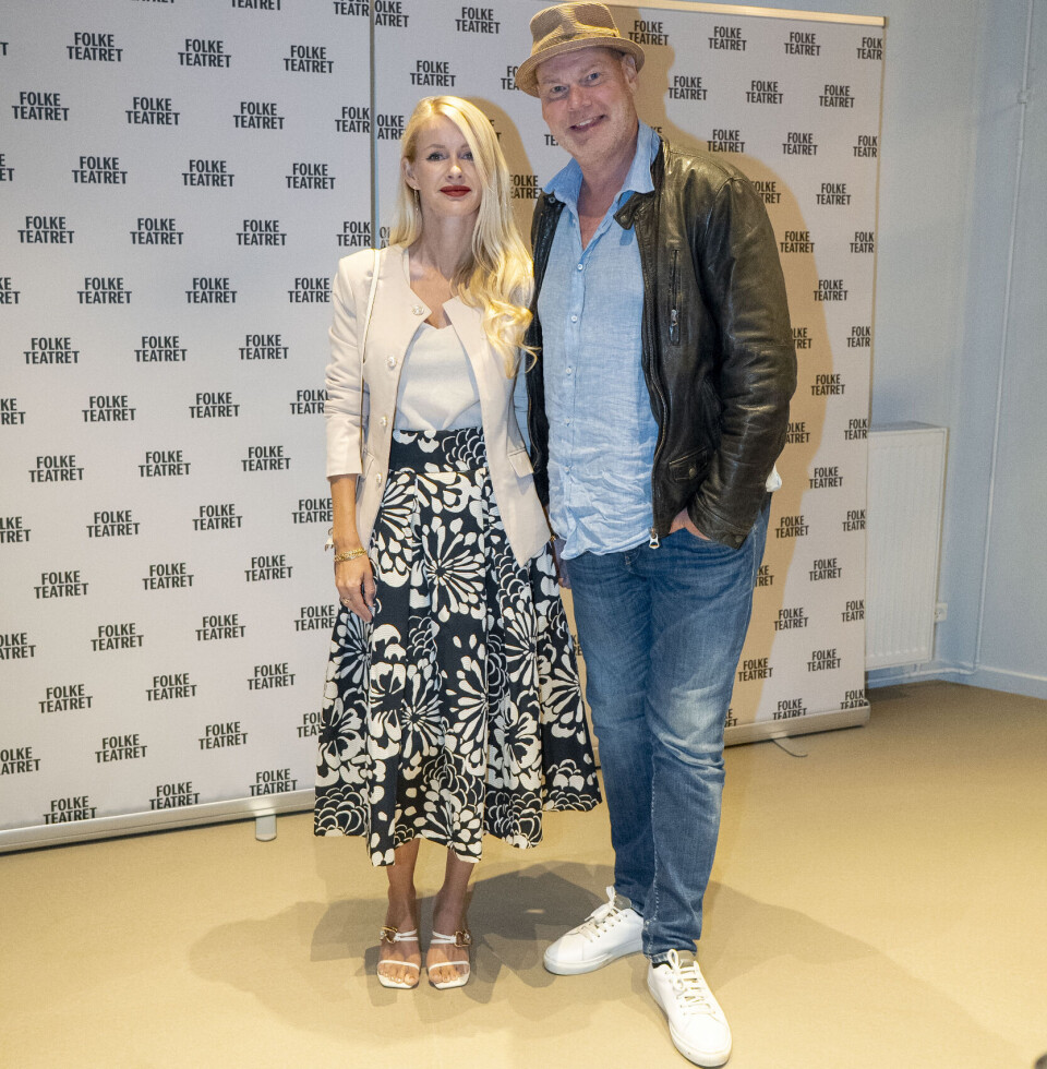 Andreas Bo med hustruen Katrine.