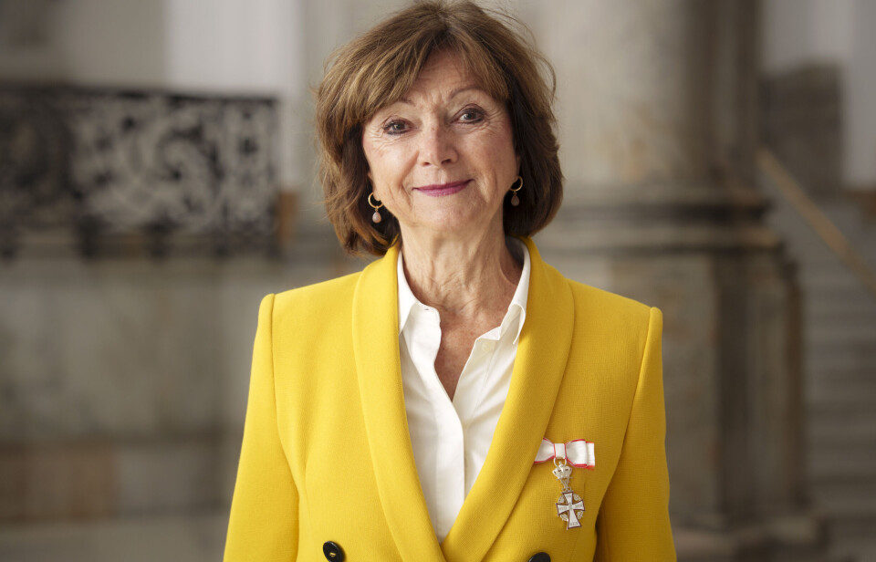 Den folkekære skuespiller Sonja Oppenhagen var mandag i audiens hos kong Frederik.