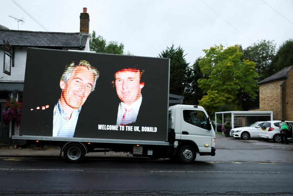 En hilsen kører rundt på fire hjul til 'ære' for den amerikanske præsident.