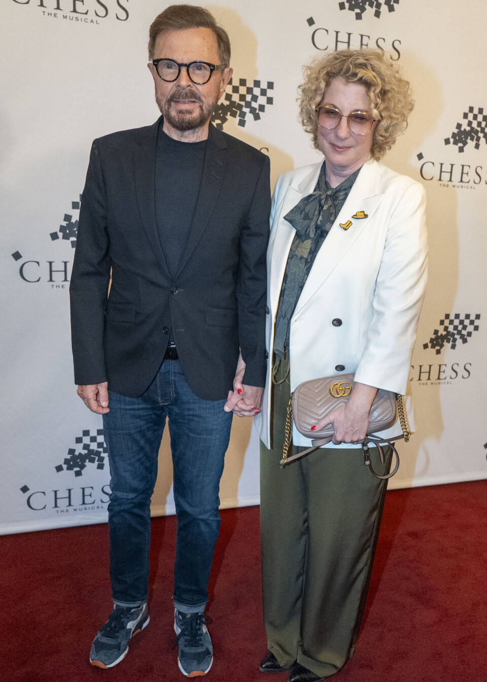 Björn Ulveus fra ABBA og hustruen Christina Sas.