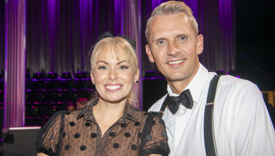 Jenna Bagge og Peter Løvenkrands