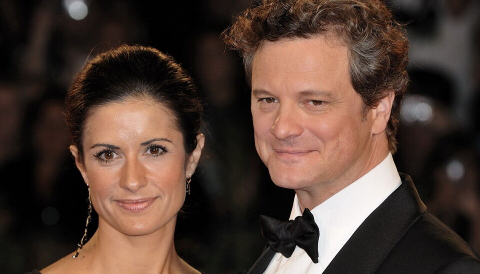 Livia Giuggioli ses her sammen med sin eksmand, den Oscarvindende britiske skuespiller Colin Firth