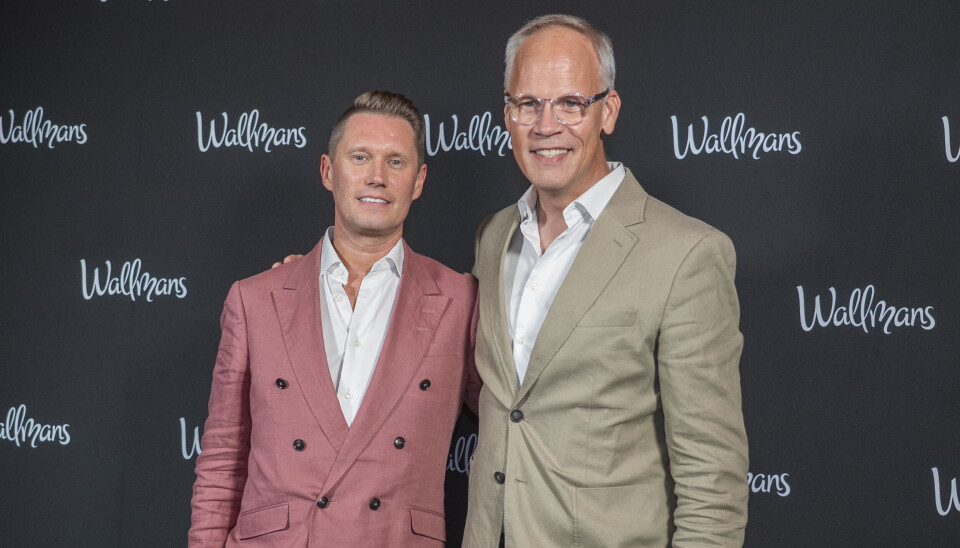 Dennis Ritter med ægtefællen Morten Toft