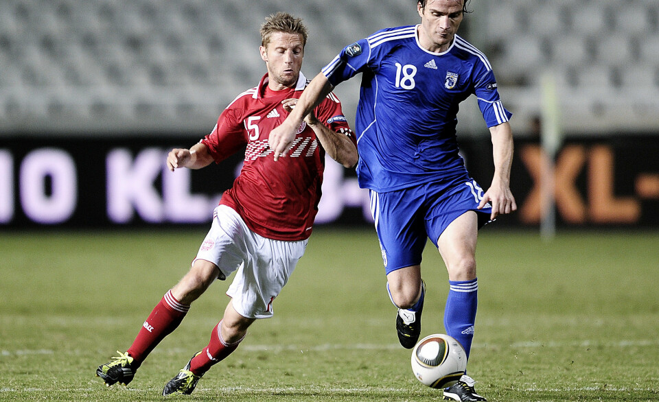 Martin Jørgensen var i aktion for det danske herrelandshold fra 1998 til 2011, hvor han nåede at spille 102 kampe. (Arkivfoto). - Foto: