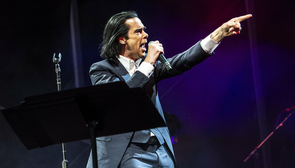 Nick Cave på scenen med sit band The Bad Seeds under Northside-festivalen i Aarhus. Det australske rockband vender tilbage til Danmark i 2026, hvor de skal optræde på festivalen Heartland.