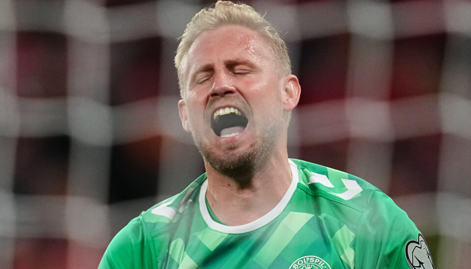Bente Schmeichel var i Parken for at opleve sin søn, Kasper Schmeichel mellem stængerne mod Grækenland.