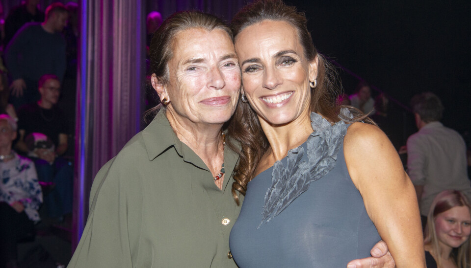 Camilla Ottesen med sin mor, 80-årige Lizzie
