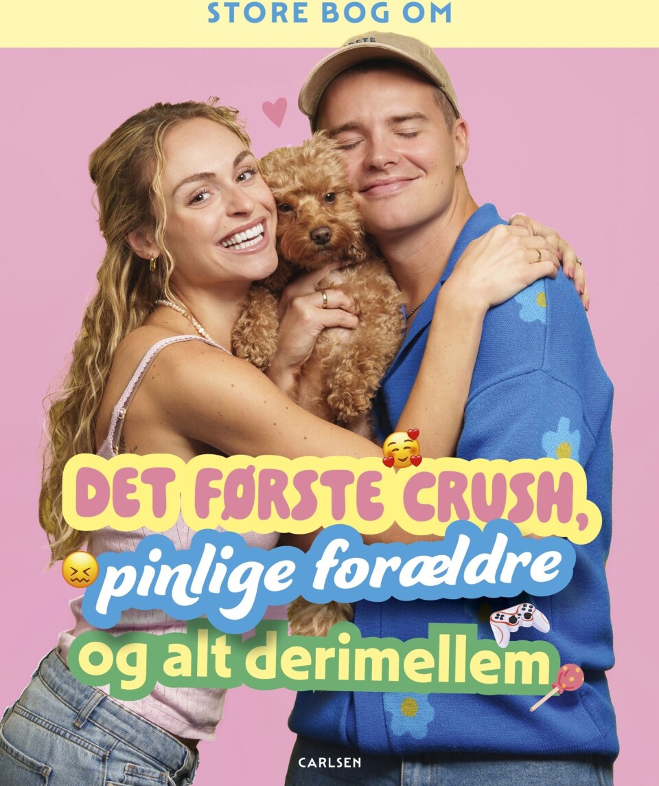 Ny bog i handlen skrevet af Jasmin Lind og manden Mika.