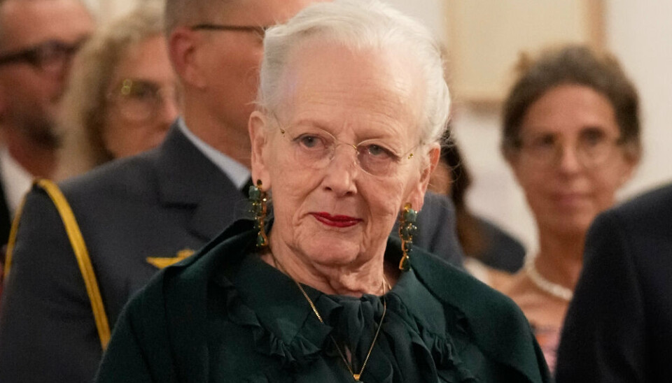 Dronning Margrethe ses her under sit nylige besøg i den italienske hovedstad.