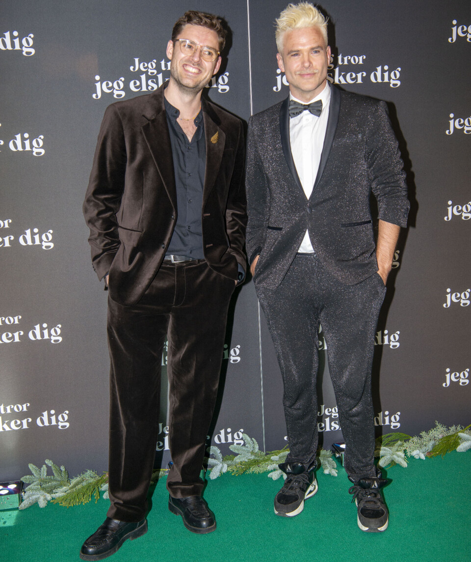 Silas Holst og eksmanden Johannes Nymark, der har børn sammen.
