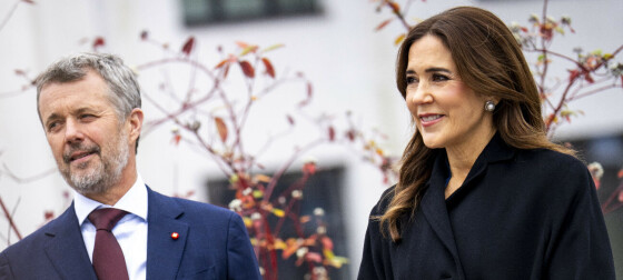 Frederik og Mary dukker op