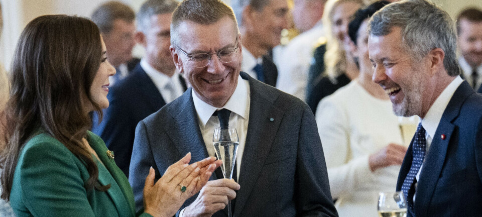 Kongeparret  overraskede