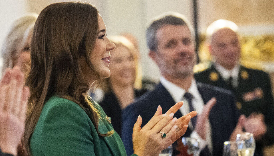 Dronning Mary var tydeligt begejstret over det 'Ungklang' leverede ved festen.