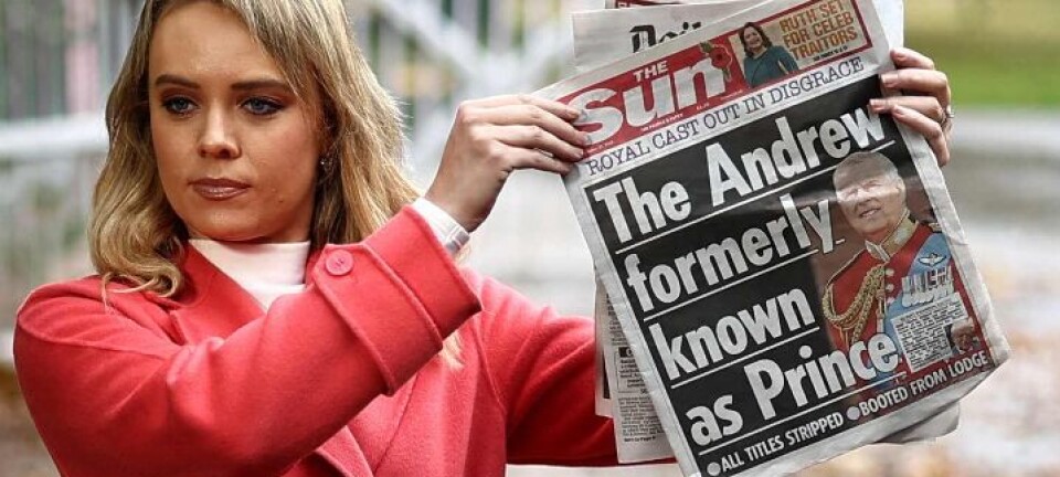 Eks-prinsen pryder de britiske forsider