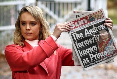 Eks-prinsen pryder de britiske forsider