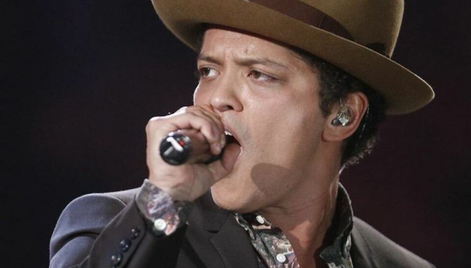 Bruno Mars. Foto: CARLO ALLEGRI/Scanpix (Arkivfoto)